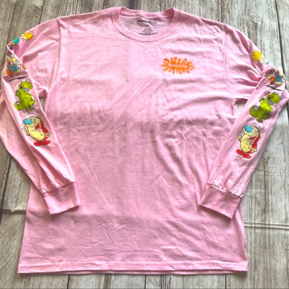 Nickelodeon Long Sleeve Pink T-Shirt